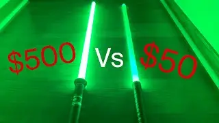 $50 LIGHTSABER VS $500 LIGHTSABER
