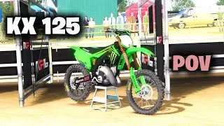 Riding POV on MXGP of Czech Republic with KX 125 2t(RAW)