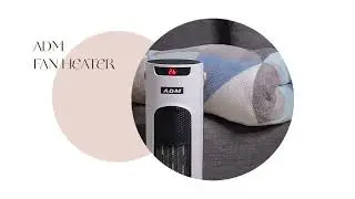 ADM 1500W Fan Heater | Fast Heating, Energy Efficient & Compact Design | SKU6062