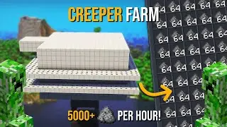 Minecraft BEST CREEPER FARM 1.20.2 - NEW UPDATE - 78+ Stacks PER HOUR!