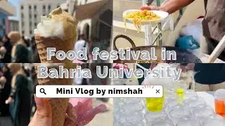 Mini-vlog Bahria University Food Festival