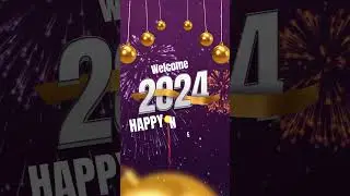 Happy New Year 2024 Trending New Year Status 2024  #uniqueinvitations #newyear2024