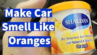 Good Car Air Fresheners Shaldan Orange Car Freshener Review | Make Car Smell Like Orange