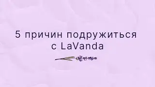 5 причин подружиться с LaVanda
