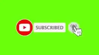 Green screen subscribe button