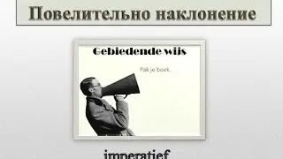 Урок 24. Голландский (нидерландский). Повелительное наклонение. Imperatief.