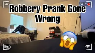 HOME INVASION PRANK ON MY BROTHER!! **GONE WRONG**