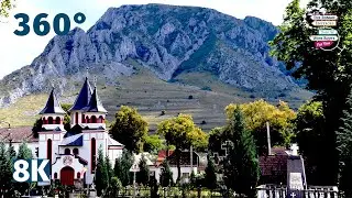 Trascau Valley (Alba Iulia): Beautiful Nature on the Danube Trail of Romania - VR 360 8k