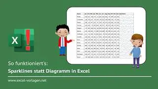 Sparklines in Excel explained simply – mini-charts for a year-on-year comparison