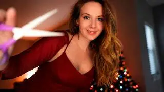 ASMR Christmas haircut for you 🎅