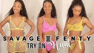 I REALLY SPENT MY MONEY ON THIS??? SAVAGE X FENTY LINGERIE TRY ON HAUL ♡ 