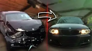BMW 1 E87 РЕМОНТ КУЗОВА ПОСЛЕ ДТП