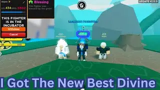I Got The New Shiny Divine In Amine Fighters Simulator!!! #roblox #feed #viral #shorts #memes #fyp