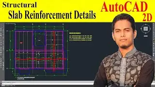 How to draw slab reinforcement details in AutoCAD