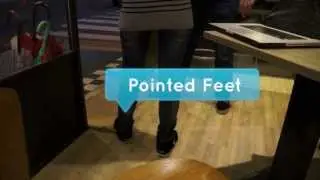 Pointed Feet :: Learn Body Language :: GoBodyLanguage.com