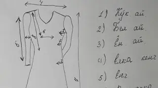 Куйлак учун олчам олиш дарслиги.
