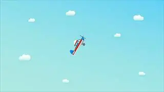 Flying Plane After Effects Animation