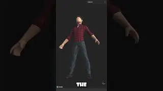 I MADE A NEW PS1 CHARACTER #ue5game #gamedev #unrealengine #indiedev #ps1
