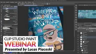 Webinar 🇬🇧 – Finding your own style in Clip Studio Paint with Lucas Piaceski