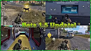 Beta version 1.5 Gameplay | PUBG mobile new update #atropineyt