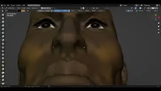 Male Head  animated in Blender