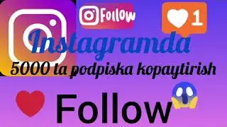 instagramda podpiska kopaytirish