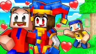 My Daddy STOLE POMNI in Minecraft!