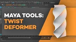 Maya's Twist Deform Tool
