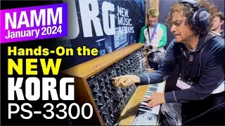New Korg PS-3300 FS Deep Dive at NAMM 2024
