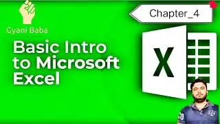 Microsoft Excel complete tutorials for beginners ll chapter lV
