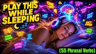 Learn 55 Essential English Phrasal Verbs While You Sleep | Subconscious Language Learning