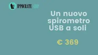 Il nuovo Spirometro Usb Interpretativo