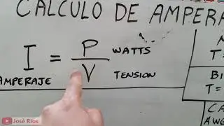 HOW TO CALCULATE AMPERAGE VERY EASY !!