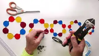 Stained Glass Mobile - How To Make The Single Layer Ring Mobile