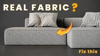 Fabric Material in 3ds Max (Corona) – Fix the Plastic Look