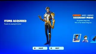 Buying New Midas Skin Fortnite😋