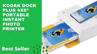 Kodak Dock Plus 4x6” Portable Instant Photo Printer | best photo printers portable