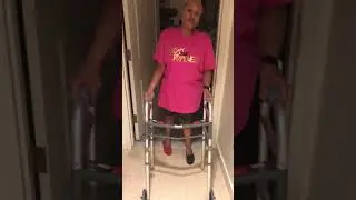 Testing out my walker!! Love it soo far! ❤️