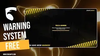 [FREE] FiveM Script | Warning Script | [ESX, QBox, QBCore] | STG Scripts