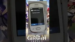 Genshin impact en SAMSUNG ANTIGUO