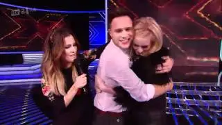 Kitty Brucknell gets an emotional hug from Lady Gaga