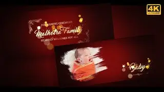 Latest 4k Naming ceremony invitation video | Naming ceremony invitation video editing in kinemaster
