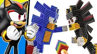 The MOST Satisfying Sonic and Shadow Magnet Art!!