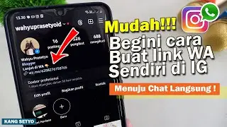 Cara Bikin Link WA Sendiri di Bio Instagram menuju Chat Langsung