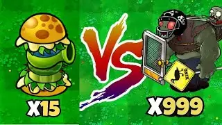 15 Burger Shooter vs 999 Ultra Gargantuar -  Pvz Hybrid Challenge
