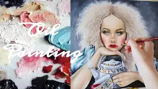 OIL PAINTING TIME LAPSE ♥ \\ Laura Mary