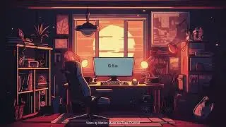 Free to Use | Stay Tunned Cozy Gamer Room with Sunset View Relaxing Streaming Background #motionmade