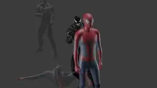 SPIDERMAN VS VENOM SHORT BLENDER ANIMATION