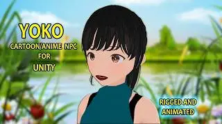 Yoko NPC Animated for Unity Engine