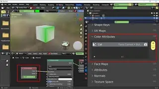 Blender 3.2 Cambiaron VERTEX COLOR por COLOR ATTRIBUTES + BUG